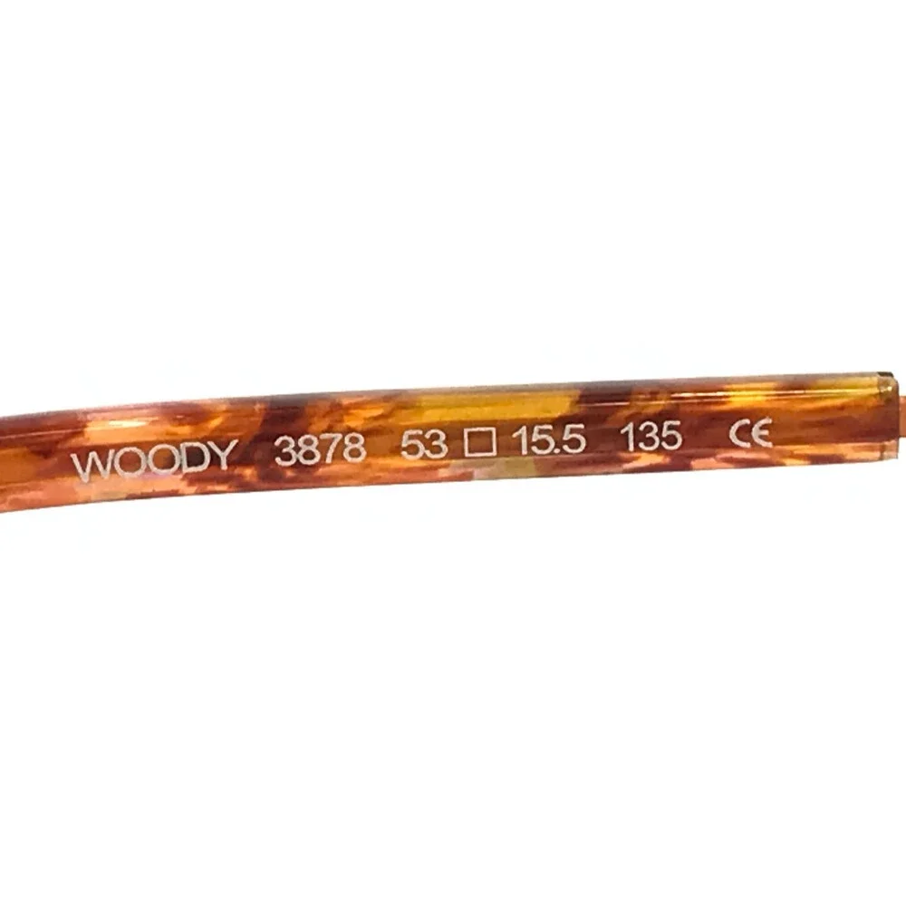 BOZ Eyeglasses Frames WOODY 3878 Orange Pink Striped Tortoise 53-15.5-135